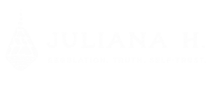 Juliana Hamon Horizontal logo new tagline (white)