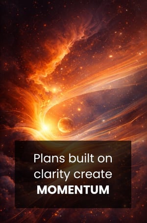 Plans built on clarity create momentum