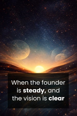 founder is steady